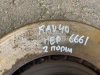 Передний тормозной диск Toyota RAV4 40 OEM 43512-48011 — общий вид на ступице